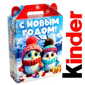 Детский подарок на Новый Год в жестяной упаковке весом 830 грамм по цене 3297 руб в Якутске